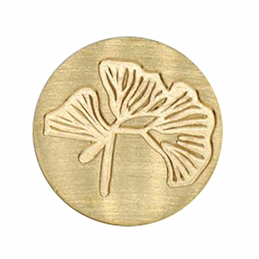 Tampon de cire en laiton 25 mm - ginkgo