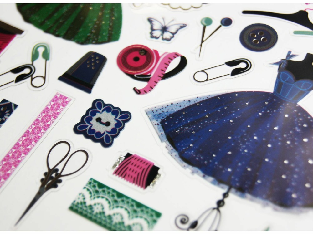 Autocollants - pro de la mode ! - dorures