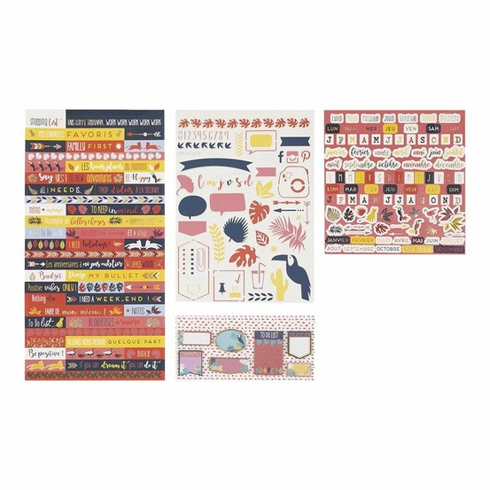 Kit de décoration agenda - jungle