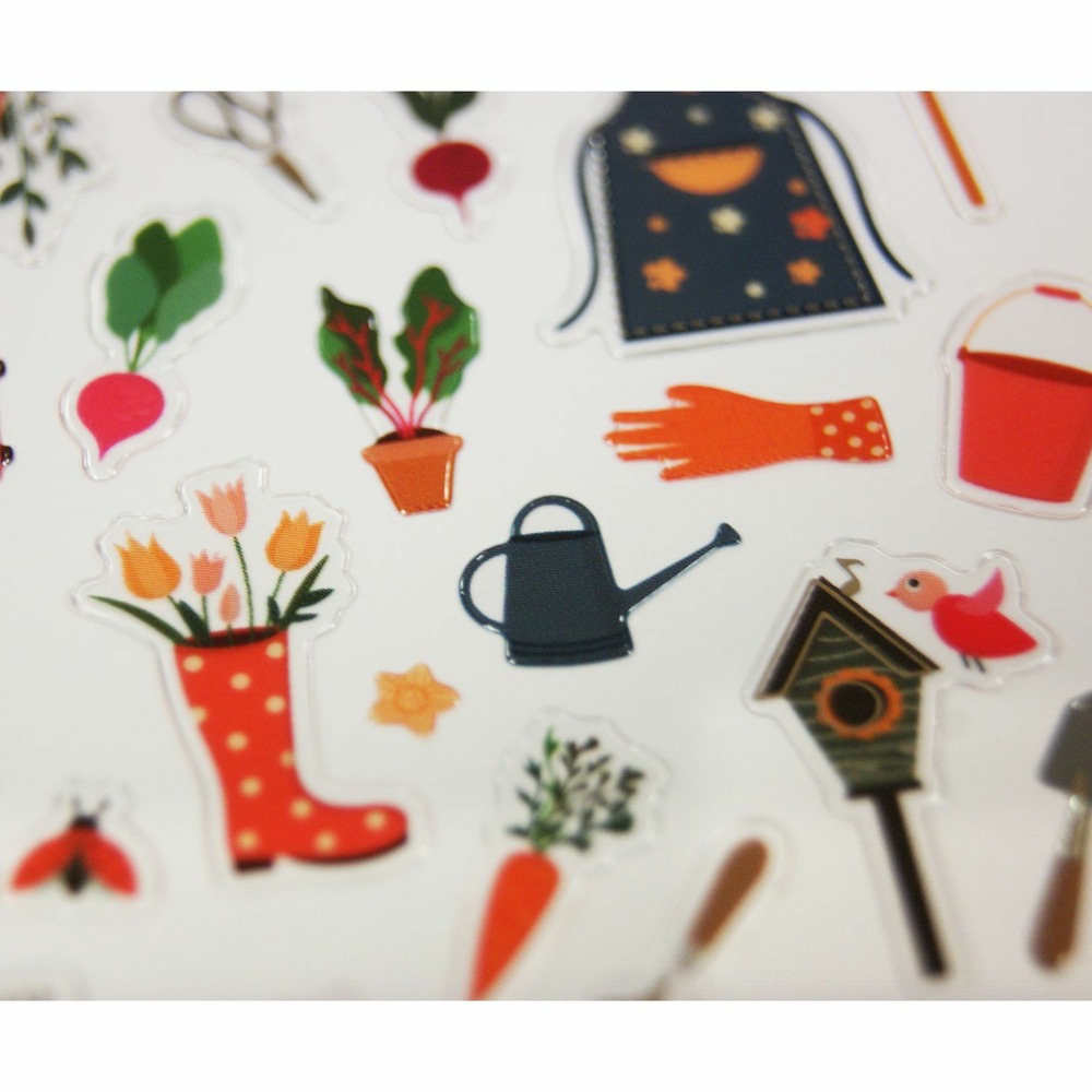 Stickers jardinage - 7,5 x 10 cm