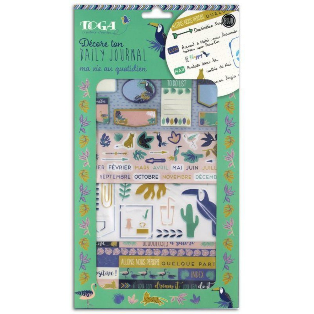 Bullet journal jungle - coffret à personnaliser
