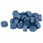 Perles de cire hexagonales 30 g - bleu foncé