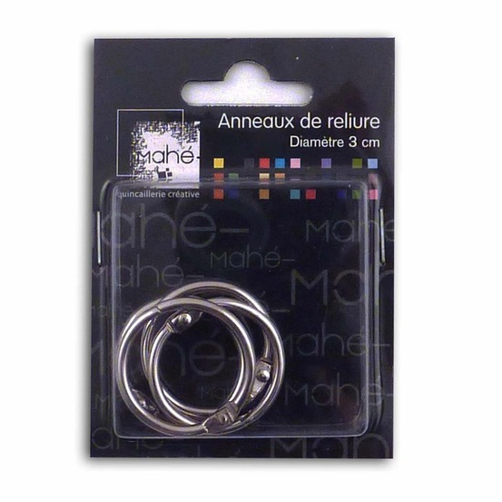 4 anneaux de reliure scrapbooking - grand format