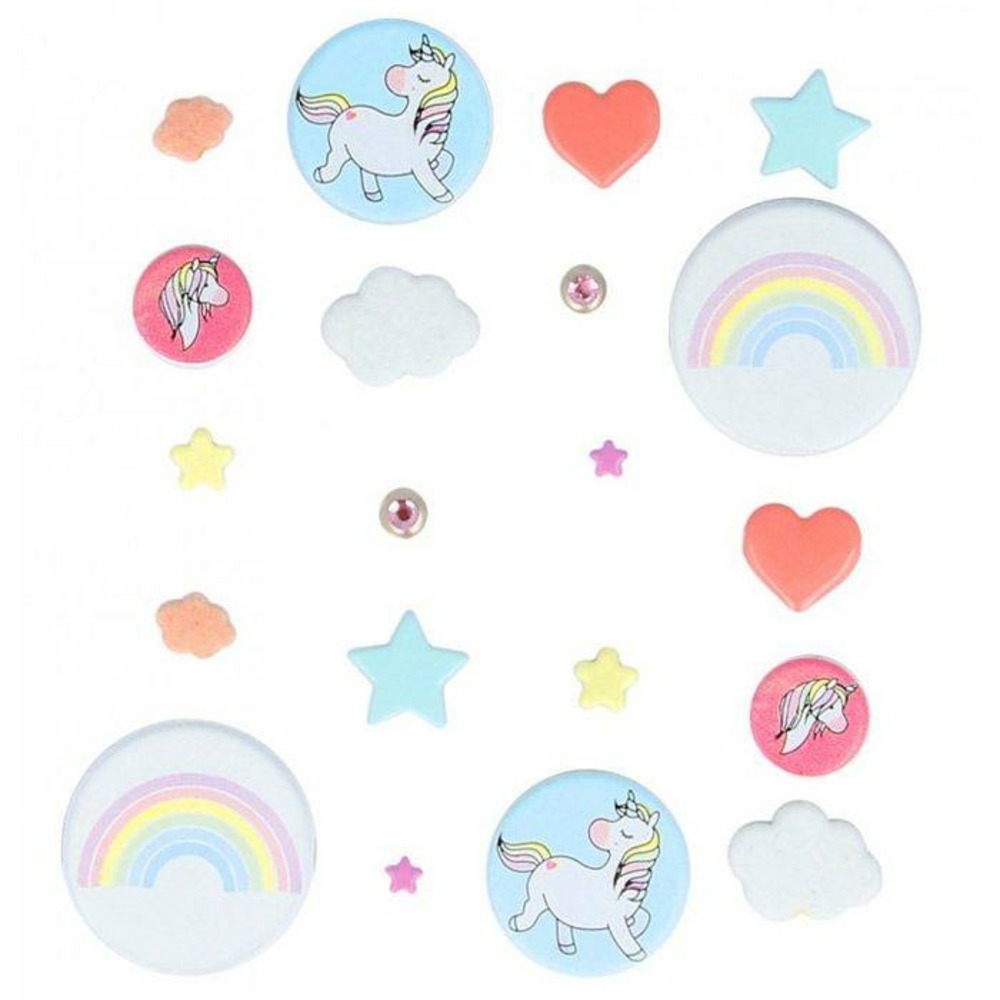 20 attaches parisiennes arc-en-ciel