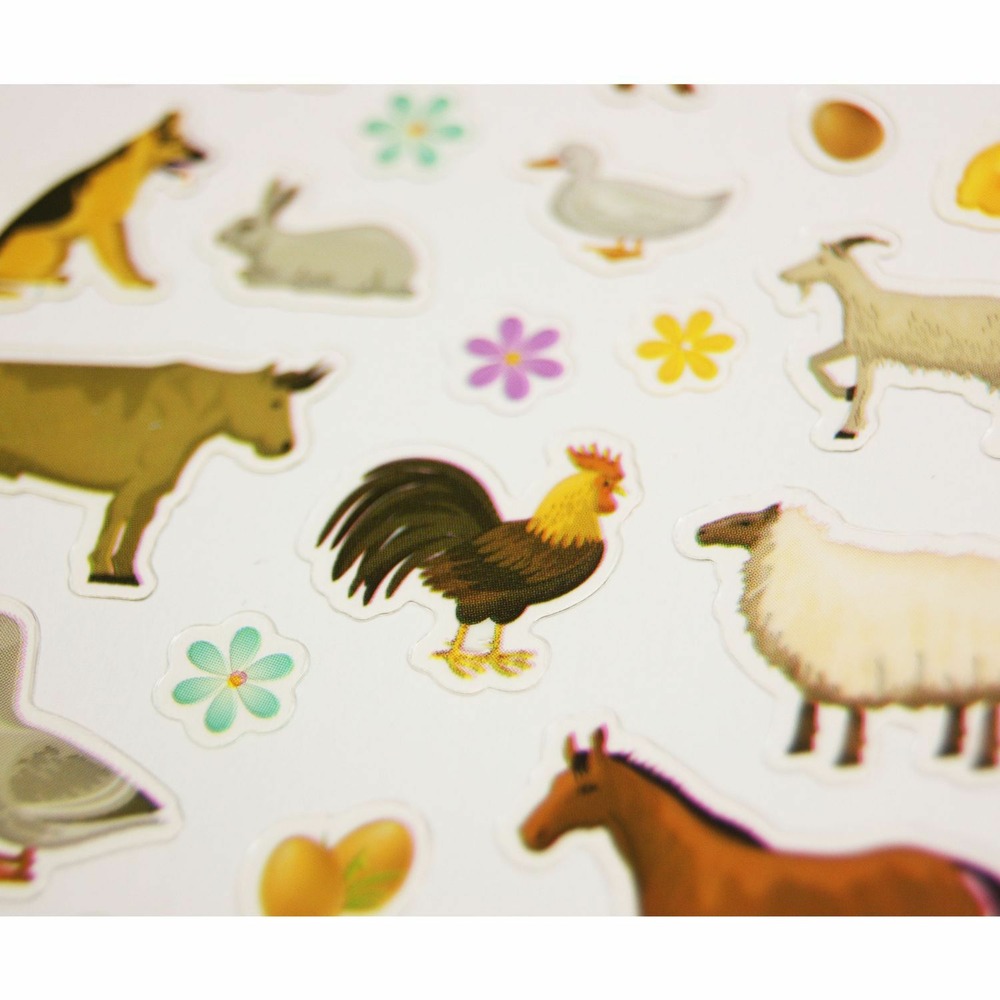 Autocollants - animaux de la ferme - 1,8 cm