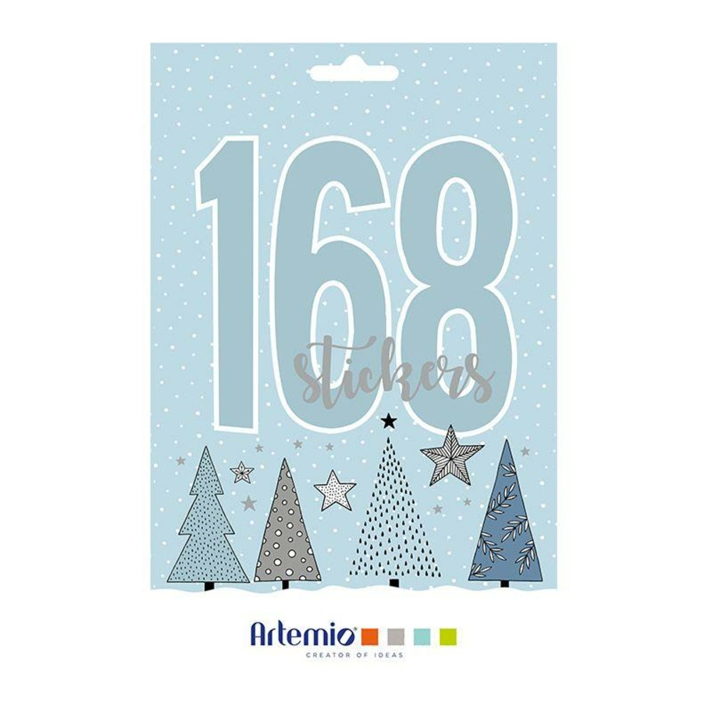 Livre 168 autocollants cosy christmas