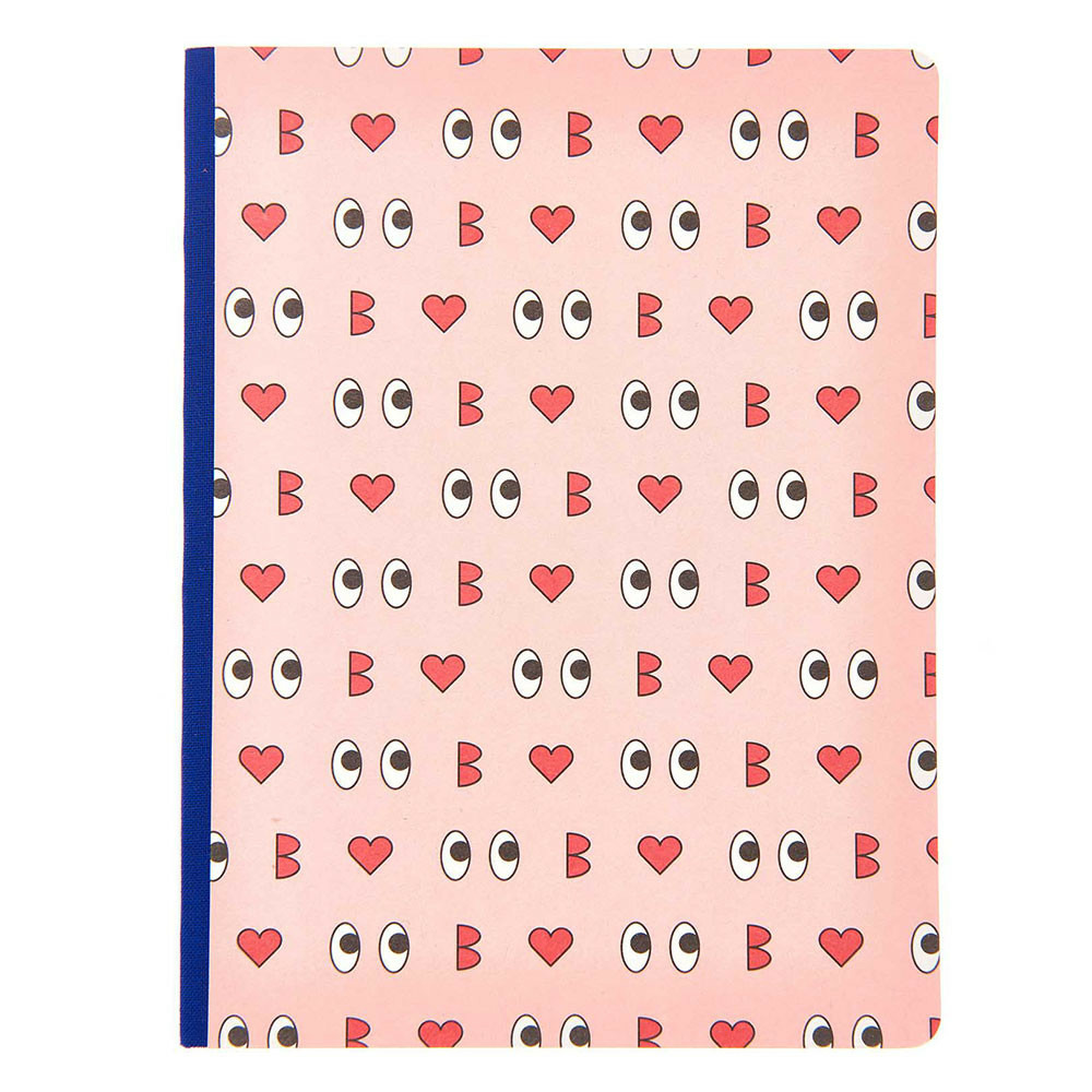 Carnet emoji bisous 128 pages - 14,5 x 19 cm