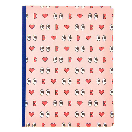 Carnet emoji bisous 128 pages - 14,5 x 19 cm