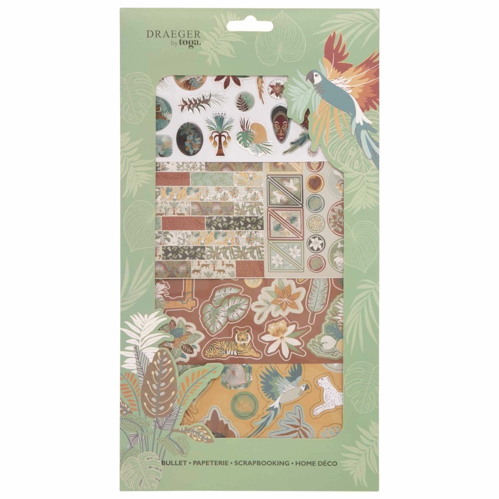 Kit décoration safari pour scrapbooking