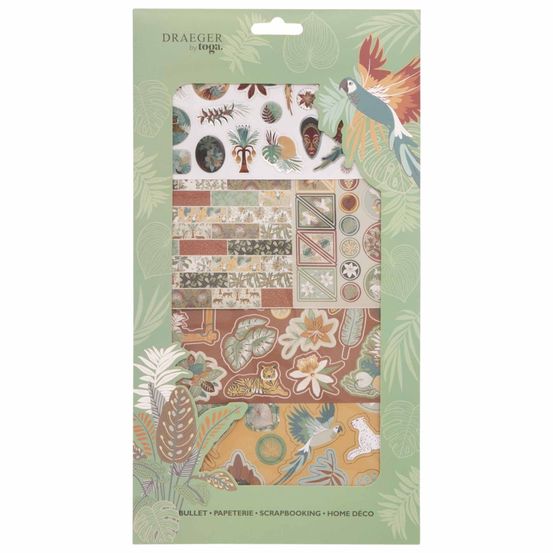 Kit décoration safari pour scrapbooking