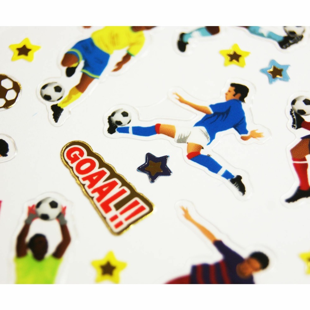 Autocollants - football - 1,8 cm