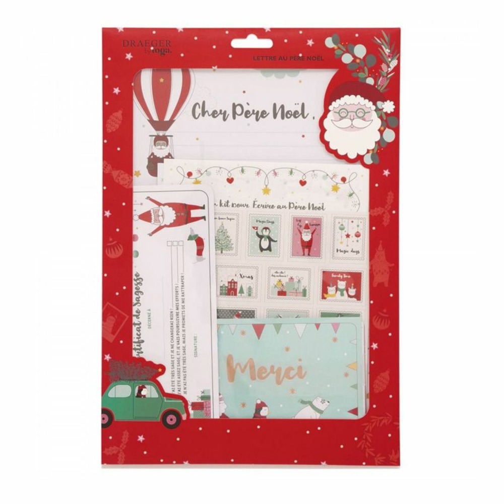 Kit de noël 'écrire sa lettre au père noël'