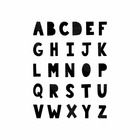 Set de tampons transparent - jolies comptines alphabet