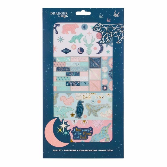 Kit décoration constellations pour scrapbooking