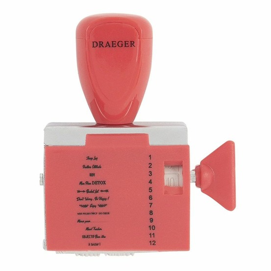 Tampon molette à messages - positivité