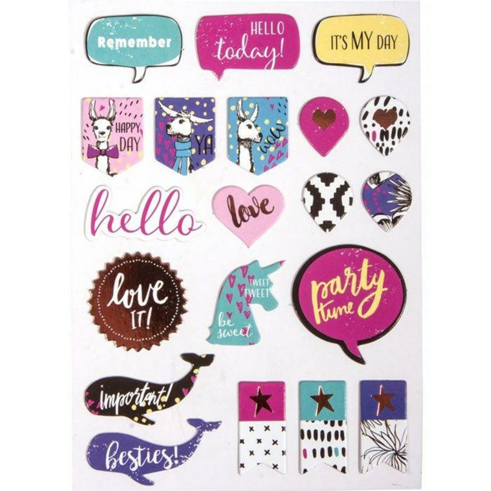 70 stickers - summer mix