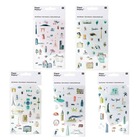 Stickers gel transparent - paris, londres, ny, tokyo, berlin