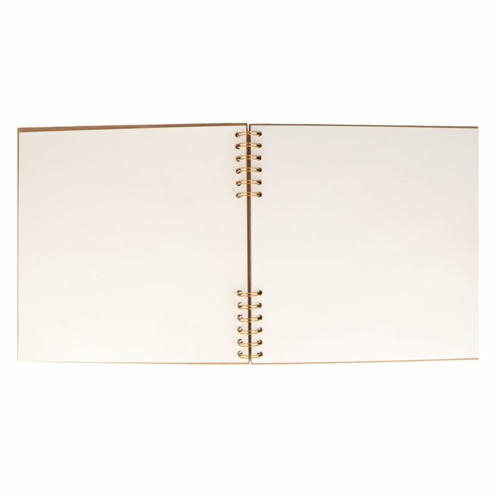 Album kraft couverture coeur 40 pages blanches 25 x 25 cm