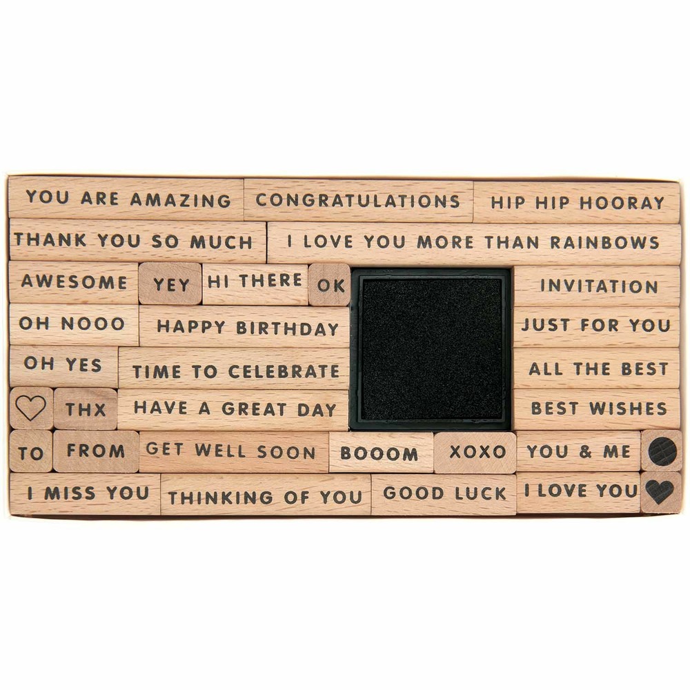 32 tampons pour carte de voeux