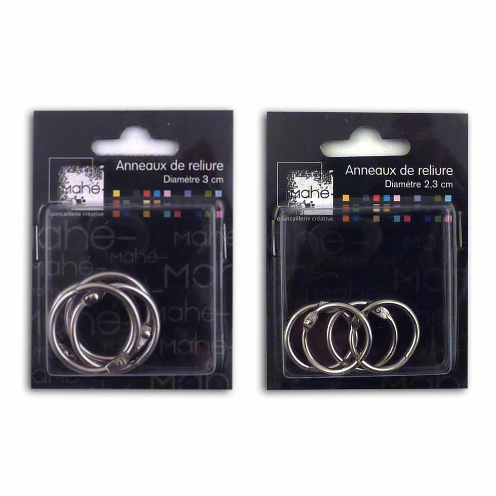 8 anneaux de reliure scrapbooking