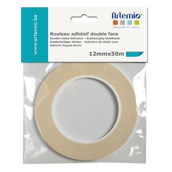 Ruban adhésif double face - largeur 12 mm
