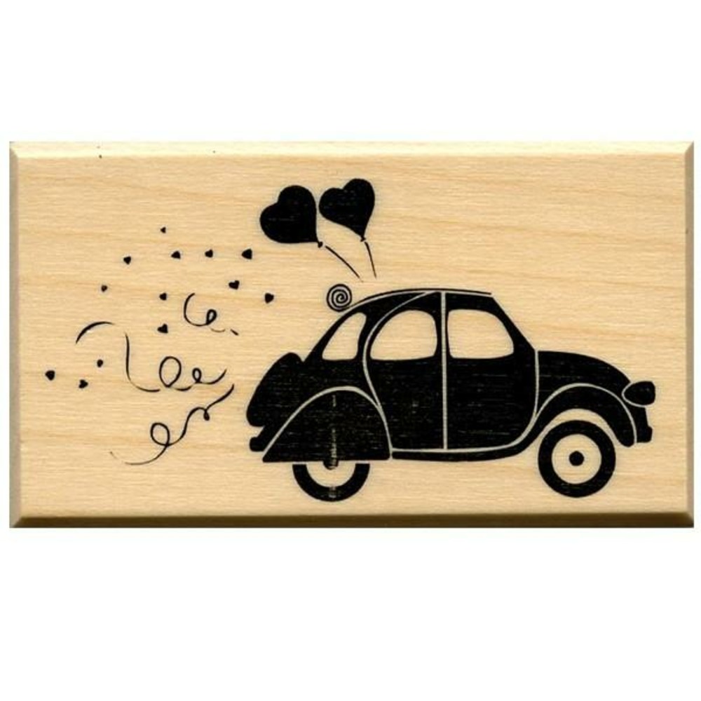 Tampon bois - 2 cv coeur