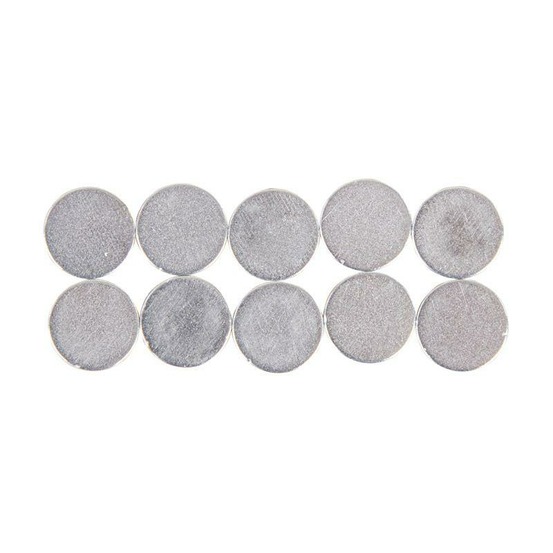 10 aimants autocollants 10 mm