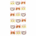 18 minis stickers 3d chats 2 cm