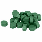 Perles de cire hexagonales 30 g - vert foncé