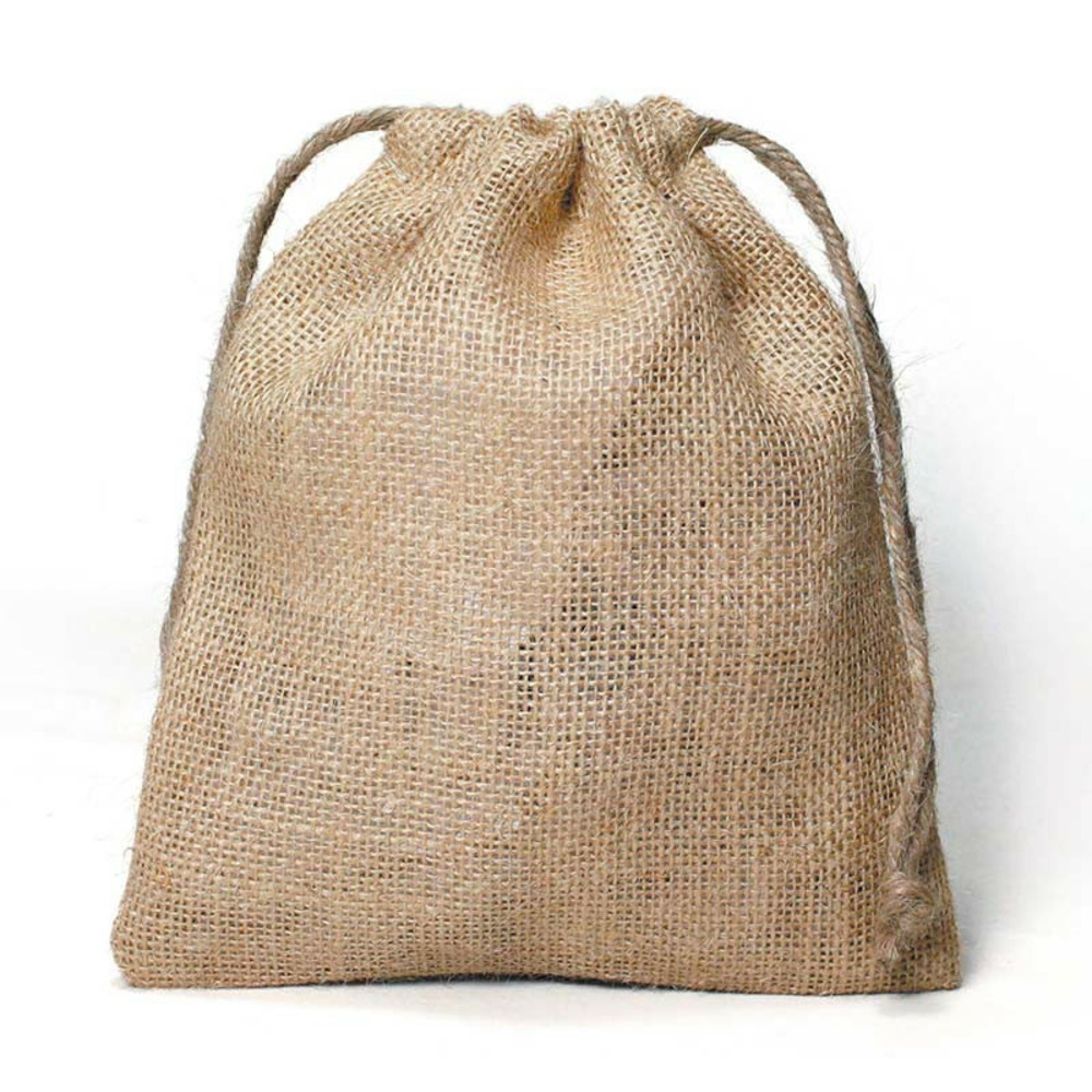 SumDirect 20 Sacs en Toile de Jute, Mini Sacs-Cadeaux légers avec