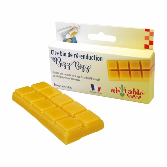 Cire bio de ré-enduction pour emballage réutilisable 50 g