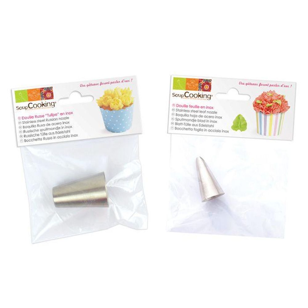 Matfer - Boîte De 6 Douilles Pâtissières En Polycarbonate - Kit Professionnel Pour Décoration Gâteaux