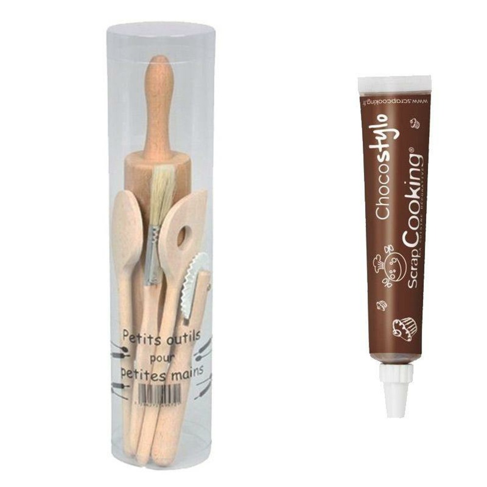 Coffret à pâtisserie pour enfants + 1 stylo chocolat