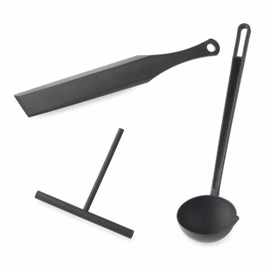 3 sets de 3 ustensiles à crêpes