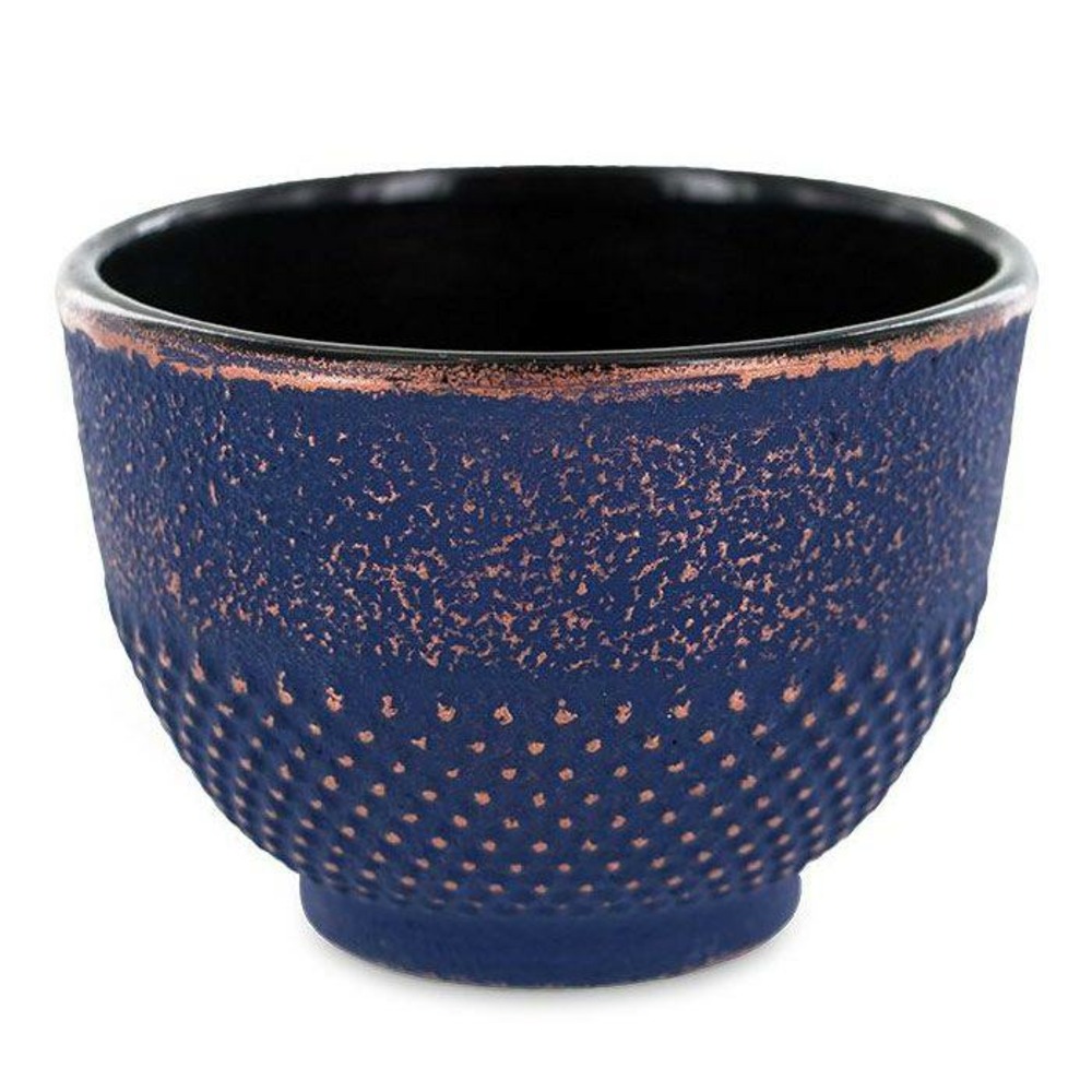 Tasse en fonte bleu et bronze - 0,15 l