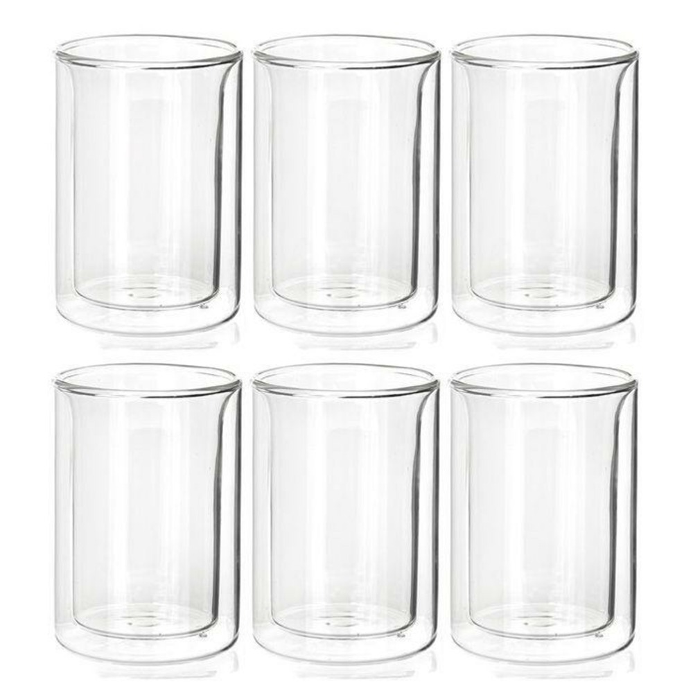 Lot De 4 Tasses À Café En Verre À Double Paroi Avec Manches, Tasses Lot De 4 Tasses À Café En Verre À Double Paroi Avec Manches, Tasses