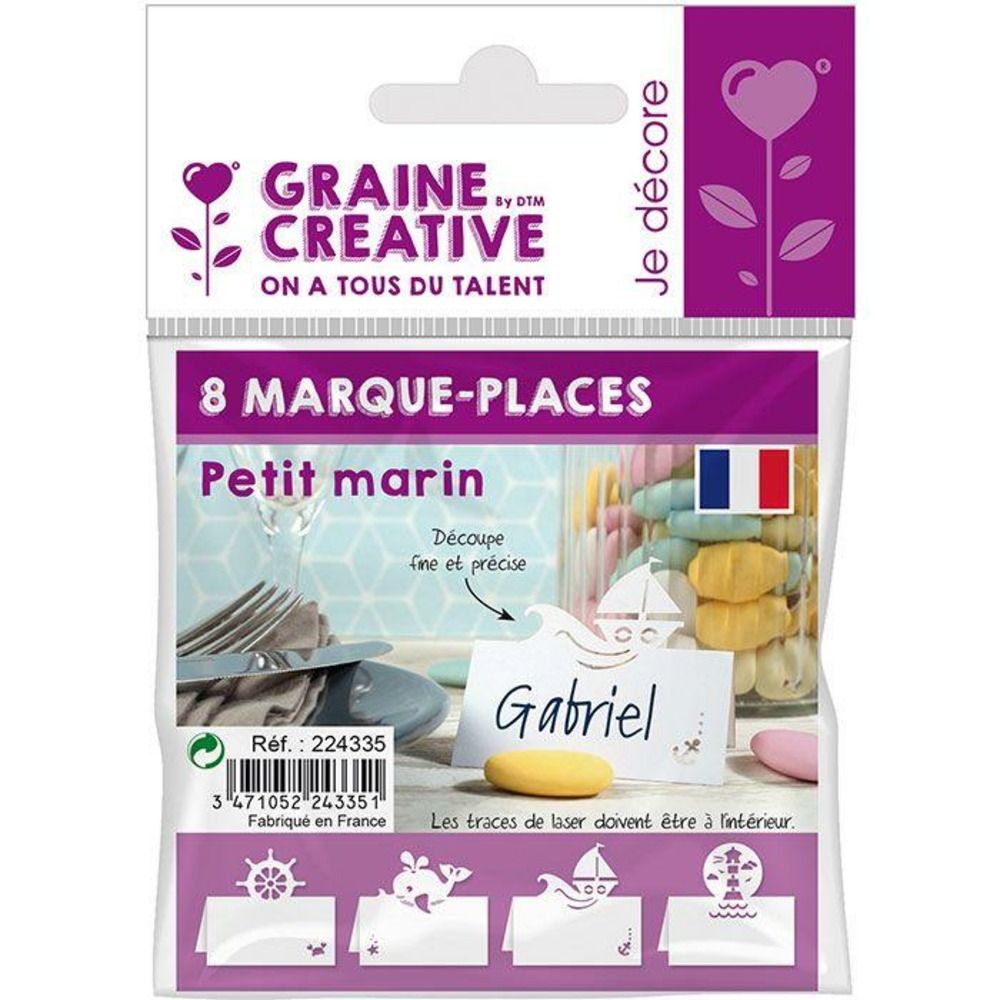 8 marque-places petit marin