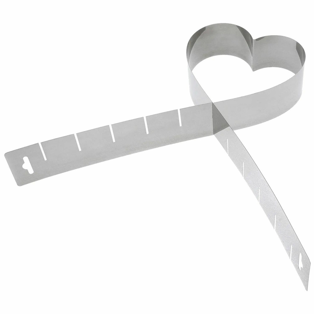 2 cadres à pâtisserie extensibles - coeur