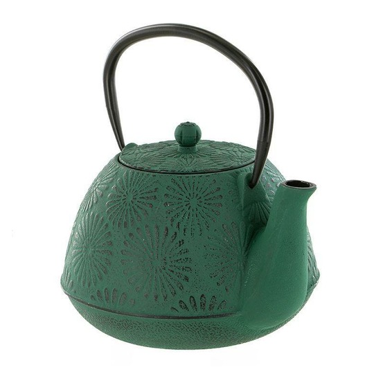 Théière en fonte hanami vert émeraude - 1,2 l