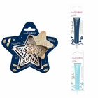 Kit pour biscuit en relief étoile + 2 stylos au chocolat bleu nuit et bleu pastel