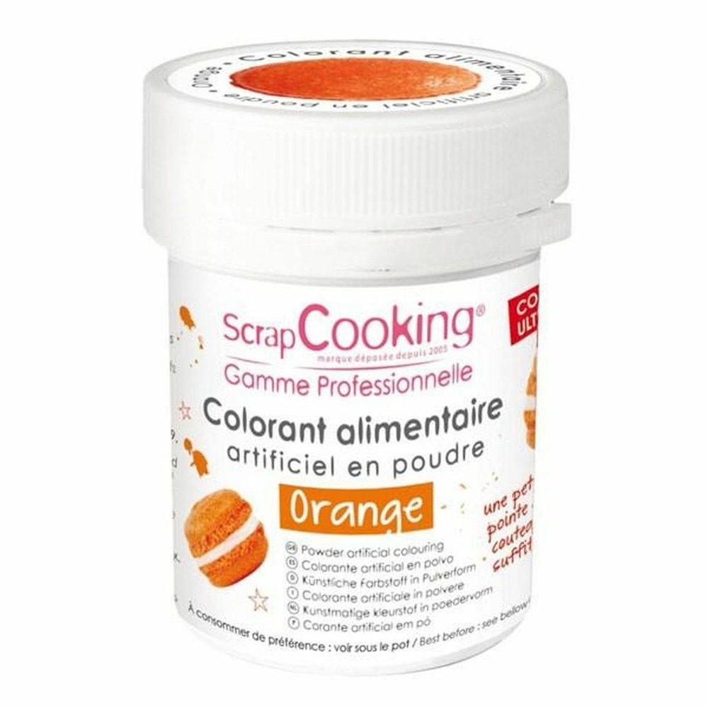 Colorant alimentaire en poudre 20 g - orange