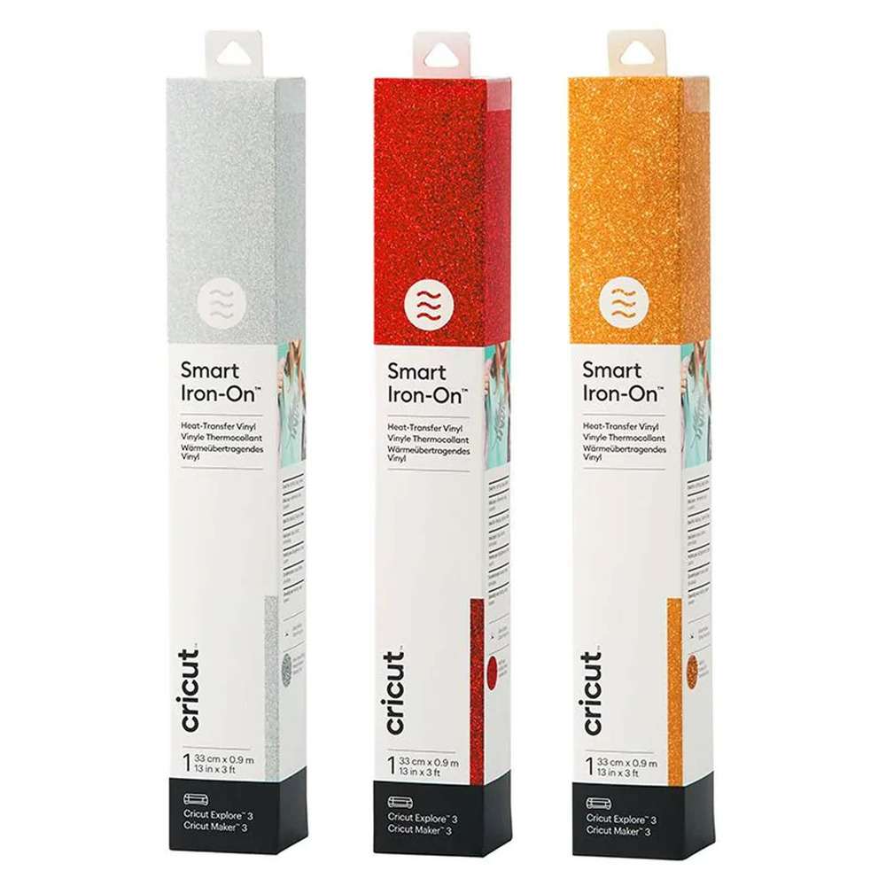 3 flex thermocollants pailletés 91 x 33 cm - doré, argenté, rouge