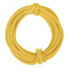 Tube tricoté avec fil, jaune, 3 m