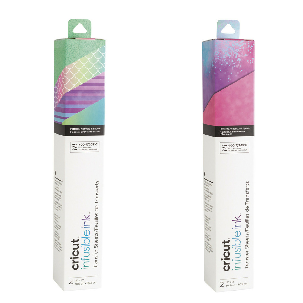 6 feuilles de transfert multicolores 30,5 x 30,5 cm - cricut