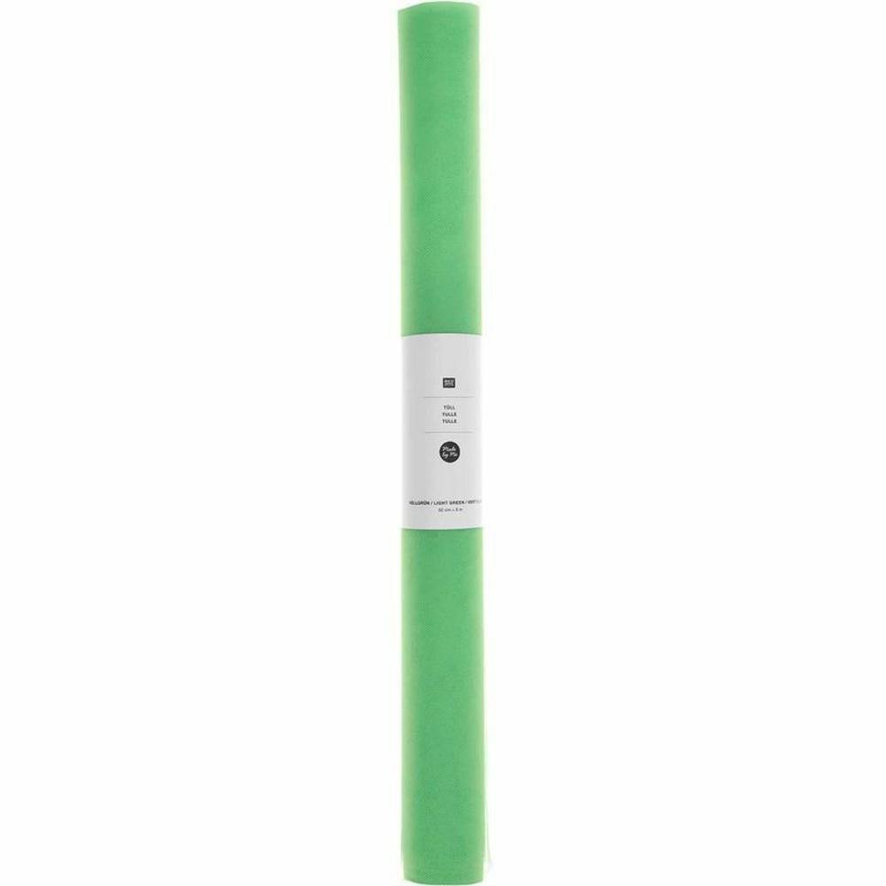 Rouleau de tulle 50 cm x 5 m - vert clair