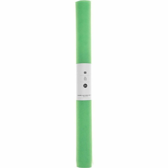 Rouleau de tulle 50 cm x 5 m - vert clair
