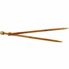 2 aiguilles à tricoter en bambou 35 cm - ø 10 mm