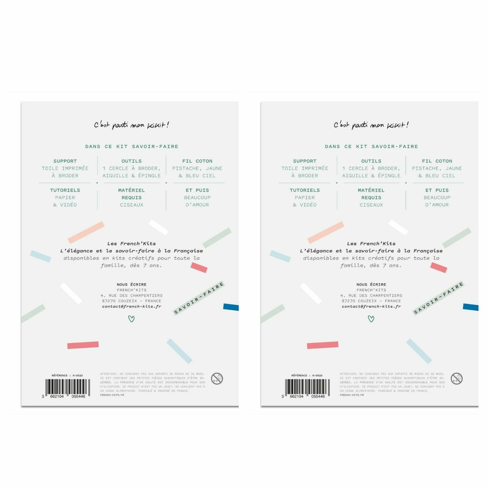 Coffrets 2 broderies décoratives - plantes d'intérieur 3