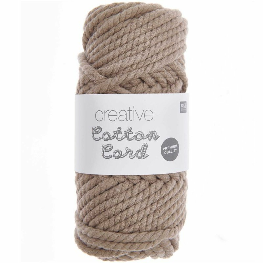Pelote de corde en coton 25 m - taupe