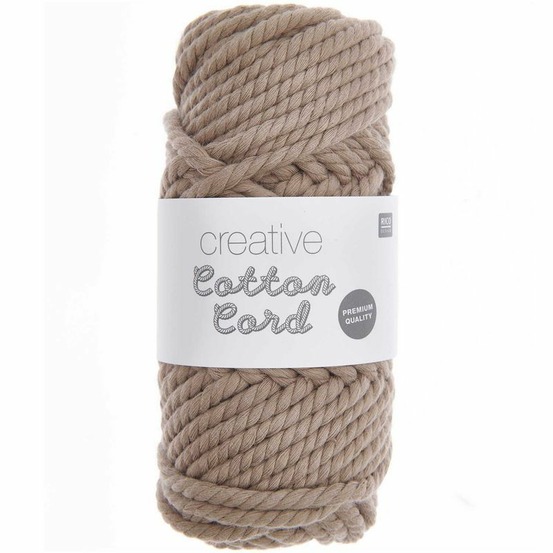 Pelote de corde en coton 25 m - taupe